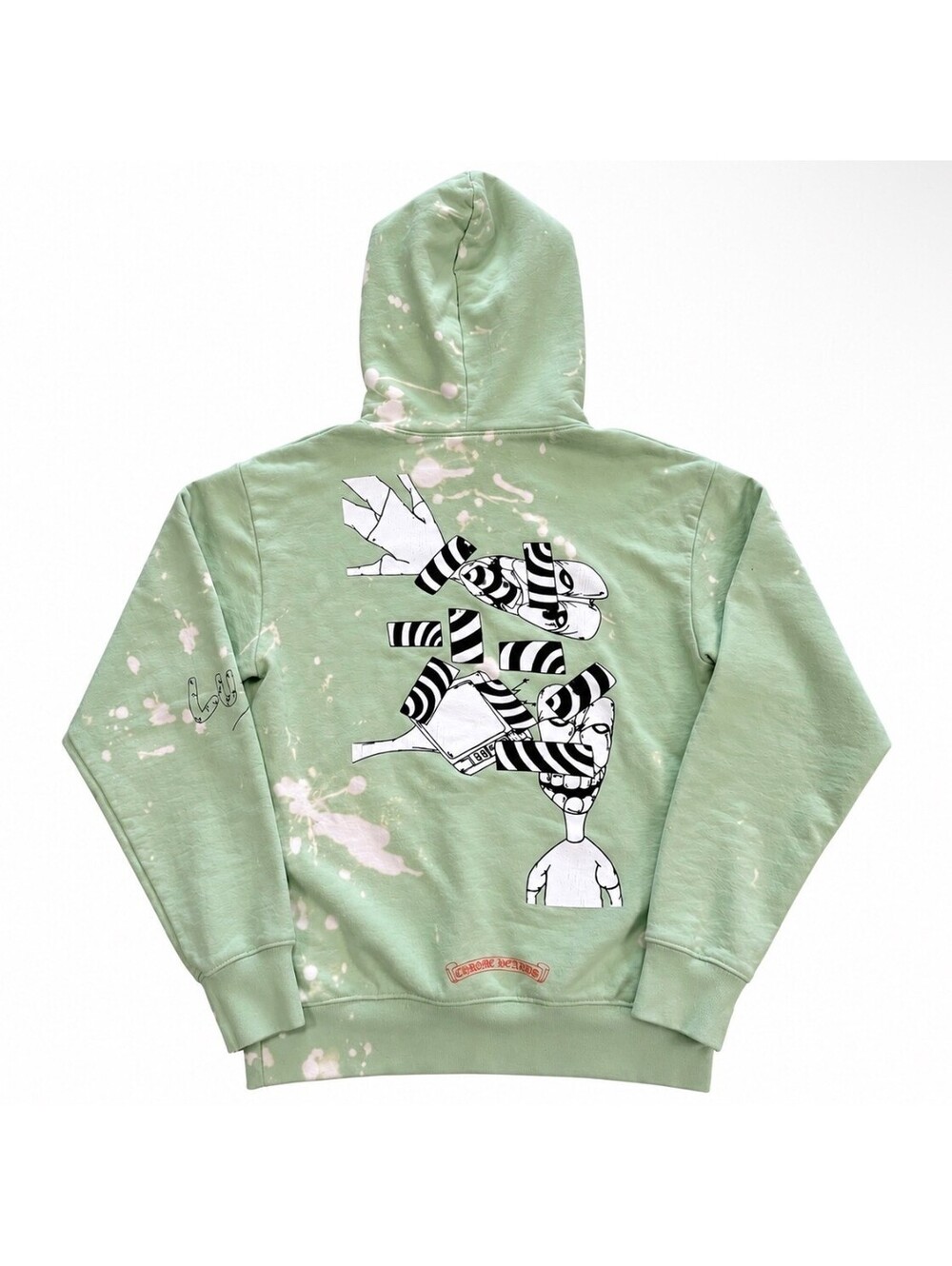 Chrome Hearts Matty Lust Graphic Hoodie Green Mens Size S